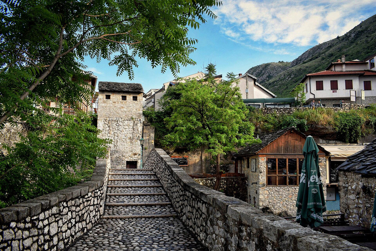 Spanish square to Old Bridge - Mostar Uncovered Tour
