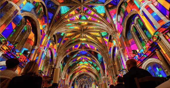 Church of San Jacinto: Immersive Light and Sound Show LUMINISCENCE