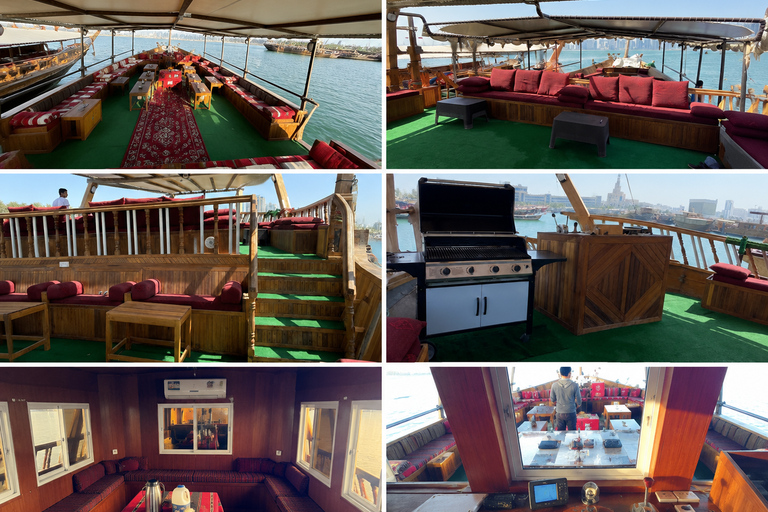 Doha: Luxury Dhow Boat Private Cruise