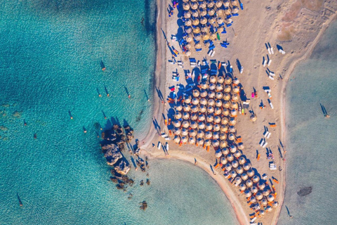 Chania: Elafonissi Pink Beach Visit with Stop in Elos Private Pick up & Drop Off : Elafonissi