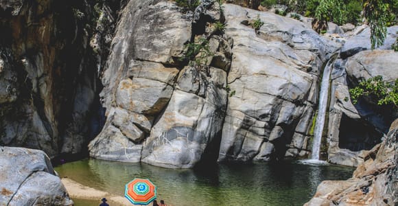 Private Fox Canyon Waterfall Hiking Adventure