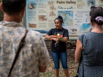Visite des aborigènes du Cap Byron