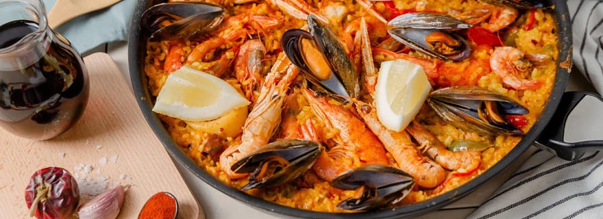 Barcelone : Visite : moules, rizière et paella