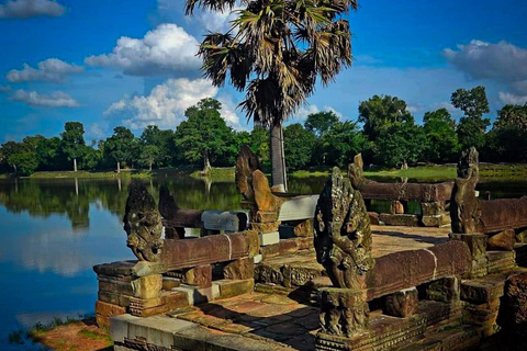 Soluppgång vid Angkor Wat och heldag med fascinerande tempel