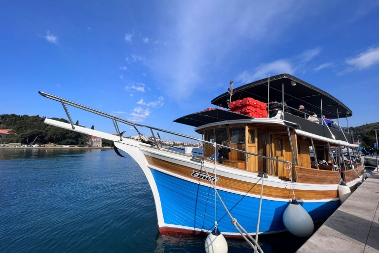 Excursion en bateau dans les trois îles - pique-nique de poissons au départ de Dubrovnik