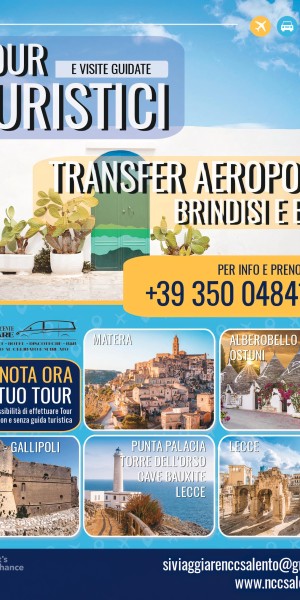Servizio transfer da aeroporto Brindisi e Bari - Housity