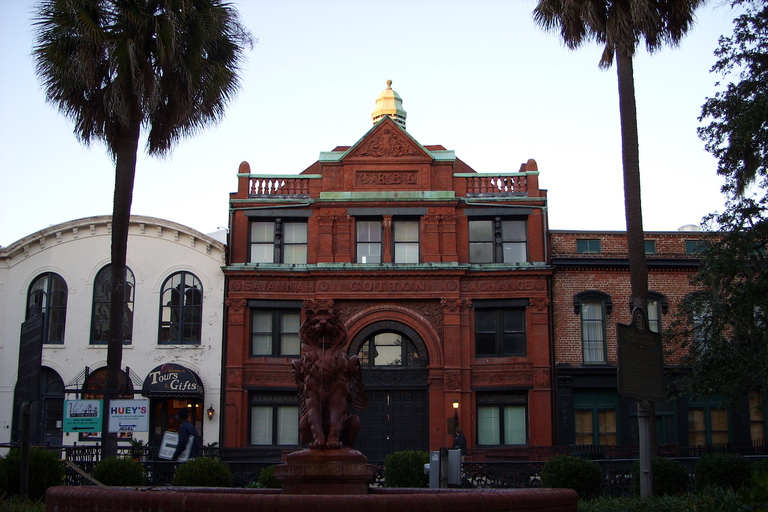 Savannah: Vista general del distrito histórico a pie