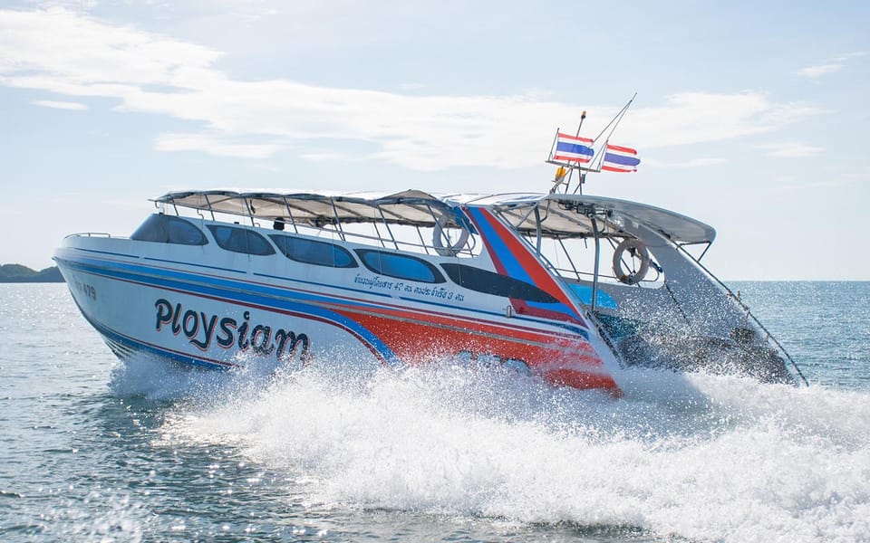 Envejsbillet Med Varevogn Og Speedb D Fra Hat Yai City Til Koh Lipe