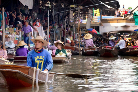 Bangkok: Railway & Floating Market Private Tour with Driver