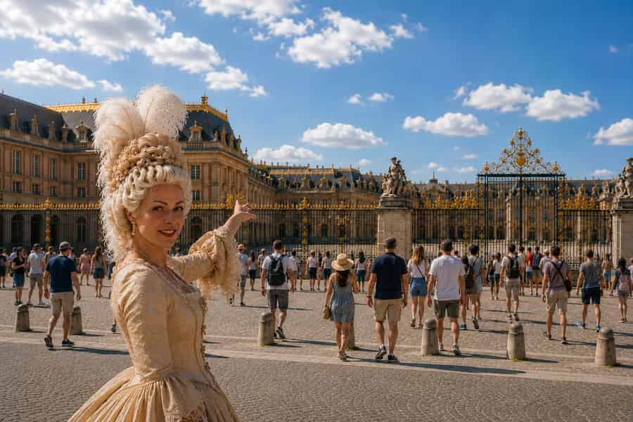 Versailles von Marie-Antoinette: eine einzigartige Führung mit einer Schauspielerin. Foto: GetYourGuide Versailles von Marie-Antoinette: eine einzigartige Führung mit einer Schauspielerin. Foto: GetYourGuide