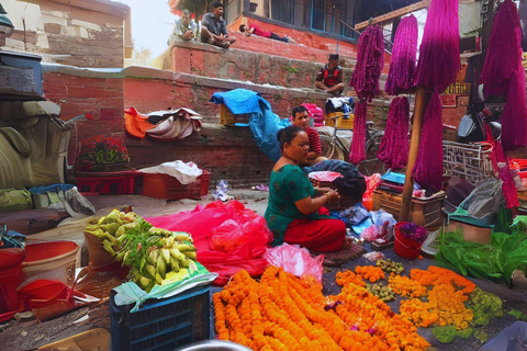 Katmandú: Recorrido a pie por el bazar con refrescos
