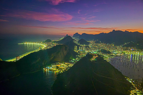 Rio de Janeiro sunset by Jeep Italian speaking guide