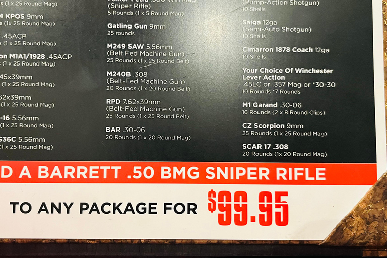 Machine Gun Shooting!