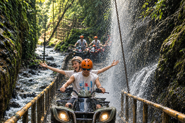 Ubud: Bali Barong ATV Quad Bike – Waterfalls & Flying Bridge Single ATV Quad Bike – Meeting Point