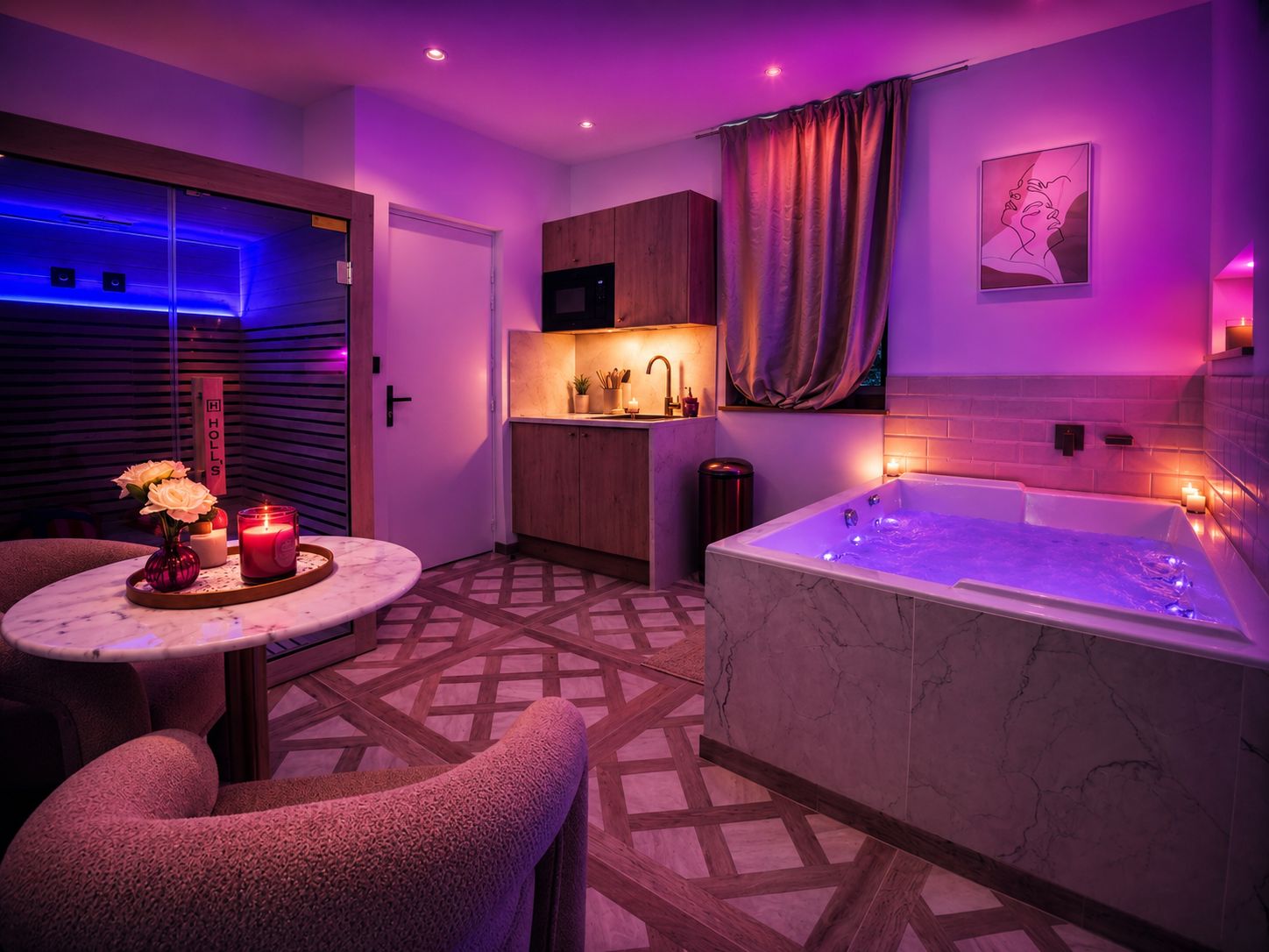Dijon - Zugang zum privaten Spa (Whirlpool, Sauna, Dusche) 2 Stunden
