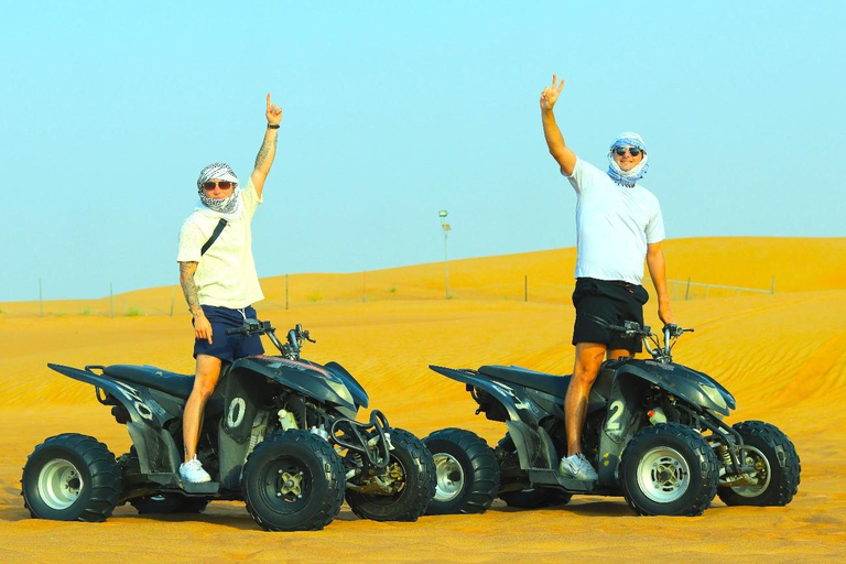 Abu Dhabi: Quad Bike ATV Safari, Camel Ride and Sandboarding