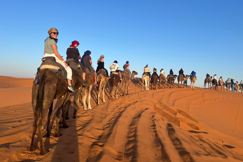 Tour di 3 giorni nel Sahara da Marrakech a Fez attraverso il deserto di MerzougaAccampamento nel deserto di lusso