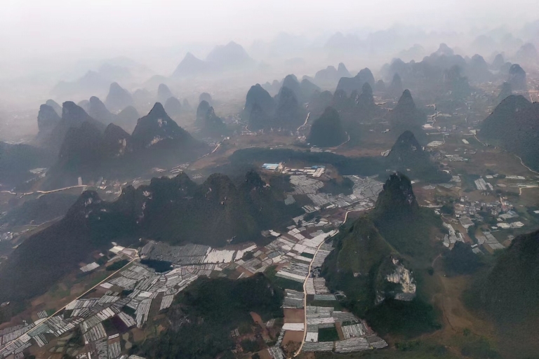 Yangshuo Hot Air Ballooning Sunrise Experience Ticket Private balloon ride for 3-4 people(Departure from Yangshuo)