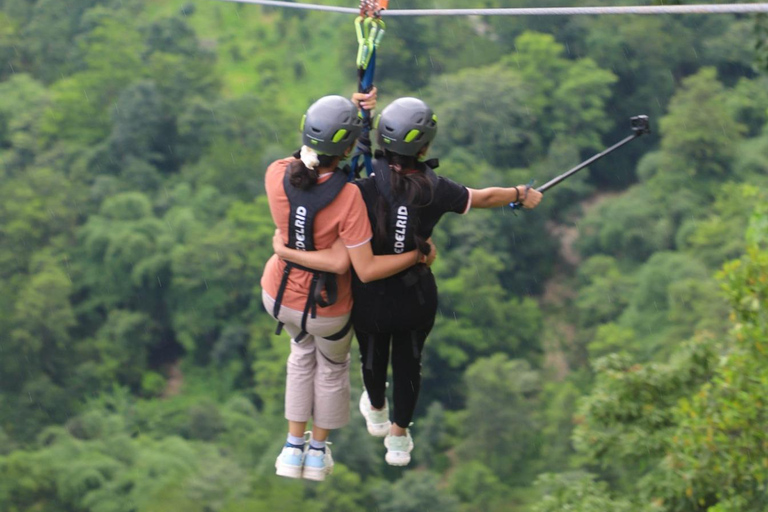 كوشما: مغامرة الانزلاق بالحبل مع خيار الانزلاق بالحبل مع سوبرمان