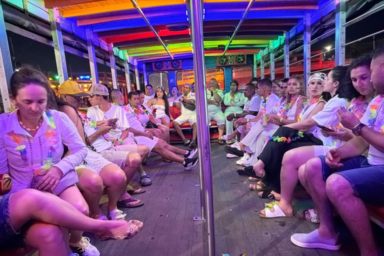 Cartagena Chiva Rumbera Night Party Bus Tour with Music & City Highlights Chiva Rumbera Cartagena Night Party Bus Tour with Music and City Highlights