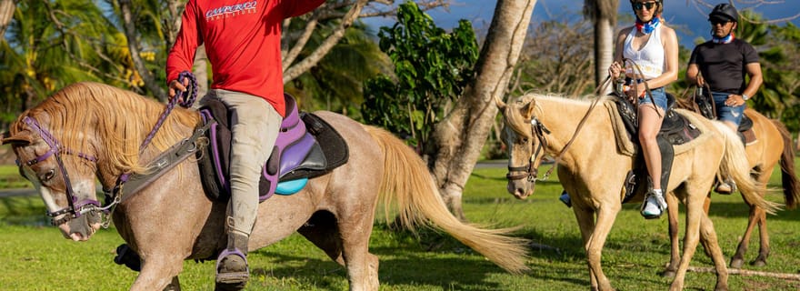 De la Caroline : Randonnée à cheval dans un ranch privé