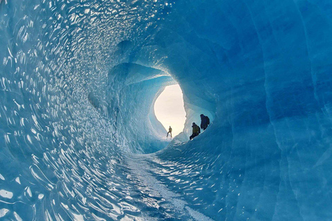 Circuit de 4 jours sur la côte sud, dans la grotte de glace bleue et le lagon glaciaire