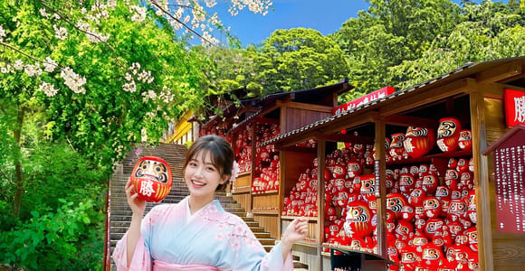 Osaka/Kyoto: Katsuoji & Arashiyama & Kinkakuji Day Tour