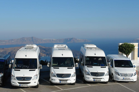 Van Santorini: 5-uur durende rondleiding met hoogtepunten5-uur durende rondleiding met hoogtepunten vanuit de Santorini-kabelbaan