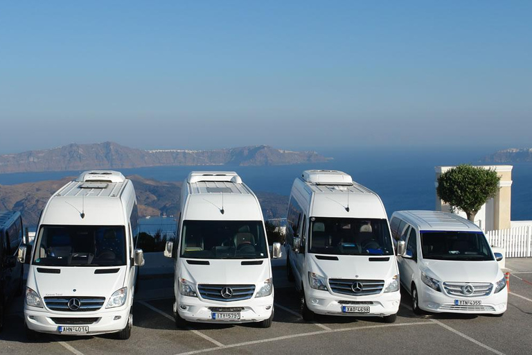 Van Santorini: 5-uur durende rondleiding met hoogtepunten5-uur durende rondleiding met hoogtepunten vanuit de Santorini-kabelbaan