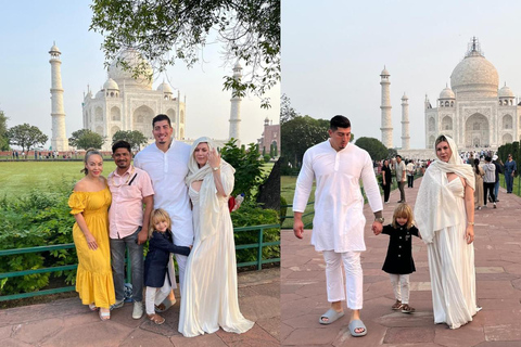 From Delhi Taj Mahal & full Day Agra Tour with 5 star lunch Ac Private Car + Tour Guide.