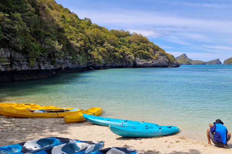 Koh Pha Ngan: Day Tour Ang Thong with Kayak, Snorkel & Lunch Option 1: Hotel Pick up in Koh Pha Ngan