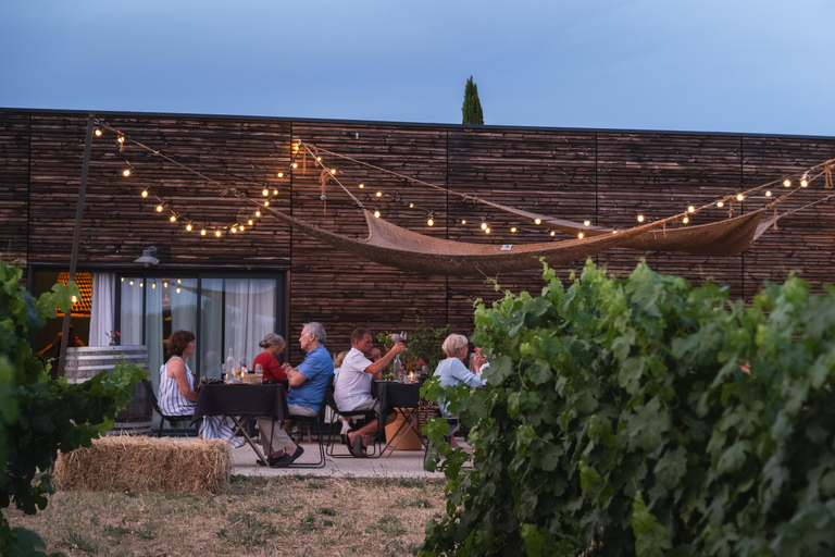 Dinner in the vineyards & wine tasting at Domaine Allegria