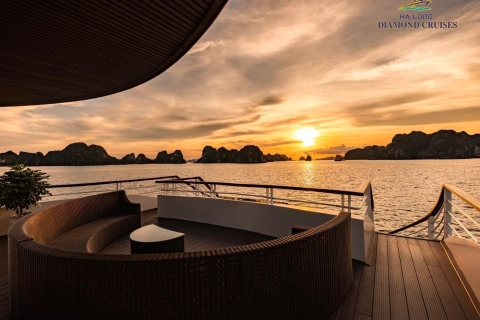 Full-Day Trip With Diamond Halong 5 Star Cruise By Limousine Halong Full Day Cruise From Hanoi with Limousine