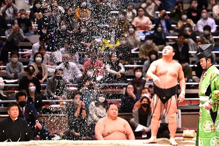 Tokyo: Sumo Show with Chanko Nabe and Mochi Making