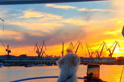 Gdańsk: Eko Rejs po Motławie o zachodzie słońca z Prosecco