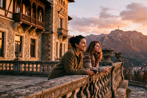 3 Transylvanian Castles: Wednesday, Peles & Dracula + Brașov COACH TOUR Audio guides in 24 languages