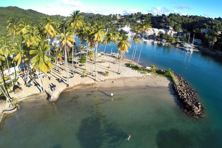 Saint Lucia: 3-godzinna wycieczka morska i lądowa do Marigot BaySaint Lucia: 3 hour Sea and Land Tour to Marigot Bay