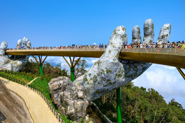 Golden Bridge,BaNa hills with Buffets Lunch,2 ways cable car The best view in Da Nang city