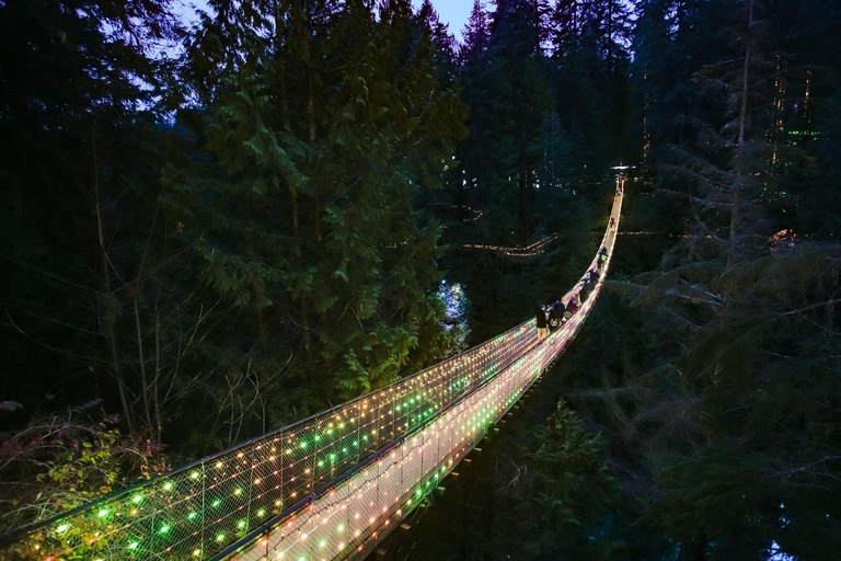 Capilano Suspension Bridge Canyon Lights Holiday Tour