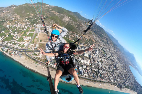 From Antalya, Side, Alanya: Paragliding Experience in Alanya From Side With Transfer