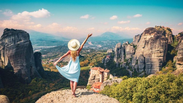 Visit Athens Meteora Monasteries & Caves Day Trip & Lunch Option in Athens, Greece