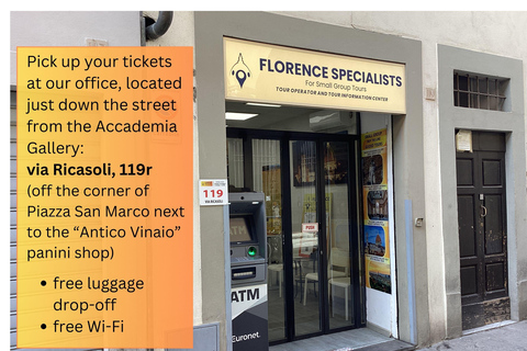 Florencia: Ticket de acceso prioritario a la Galería de la Academia con libro electrónico