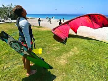 Rhodes: One-Day Kitesurfing Rental Package