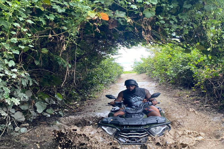Puerto Plata: ATV Tour with Jungle, Beach, and Cocktails Amber Cove: ATVs Fun Tour