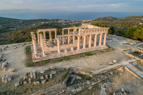 Athens: Aegina Island Cruise with Swim Stop and Lunch Cruise Without Pickup