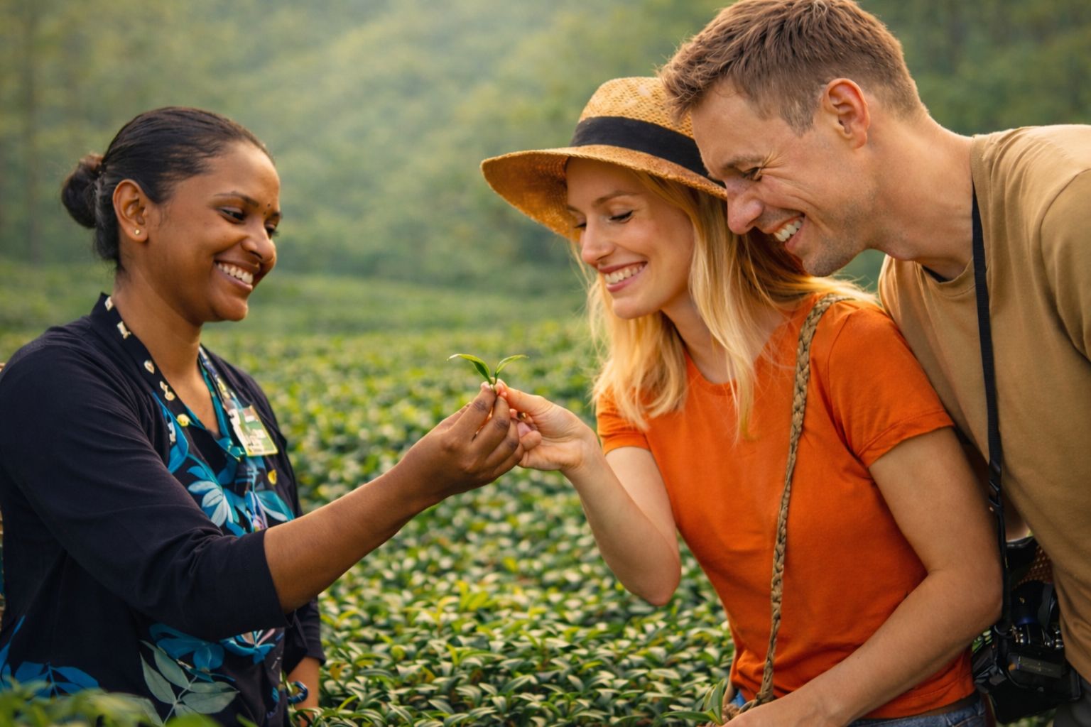 Teepflückerlebnis in Nuwara Eliya – Verkostungen und Wasserfälle