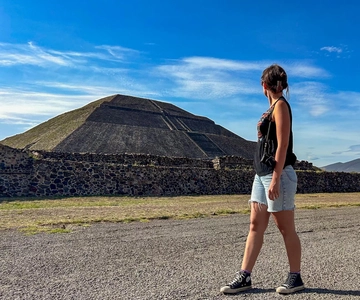 Pirámides de Teotihuacán: billete sin cola