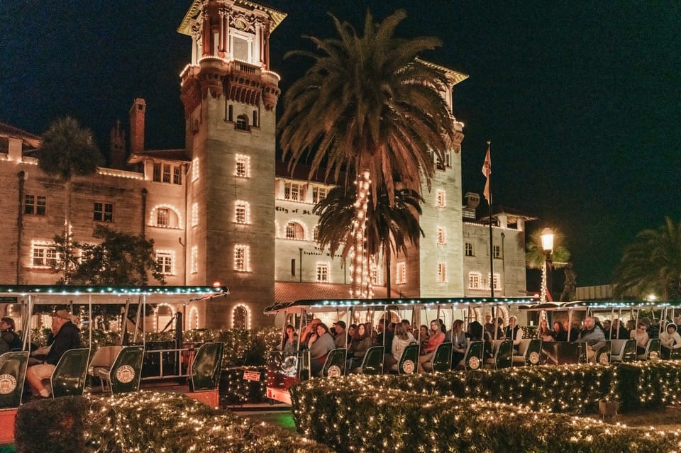 St Augustine Nights of Lights Trolley Tour GetYourGuide