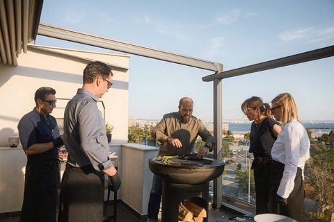 Thessaloniki: Cooking & Wine Tasting with Dockside Views