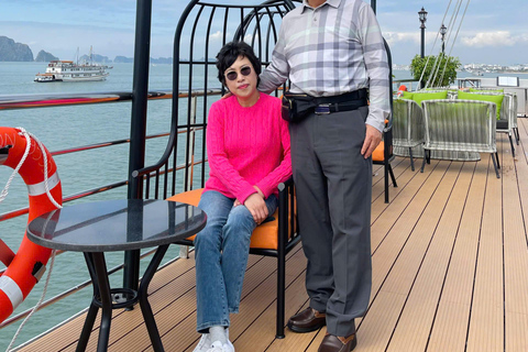 Hanói: Viagem de 1 dia à Baía de Ha Long - Cruzeiro de luxo AmethystCruzeiro de dia inteiro na Baía de Halong com Ametista (todos os destinos)